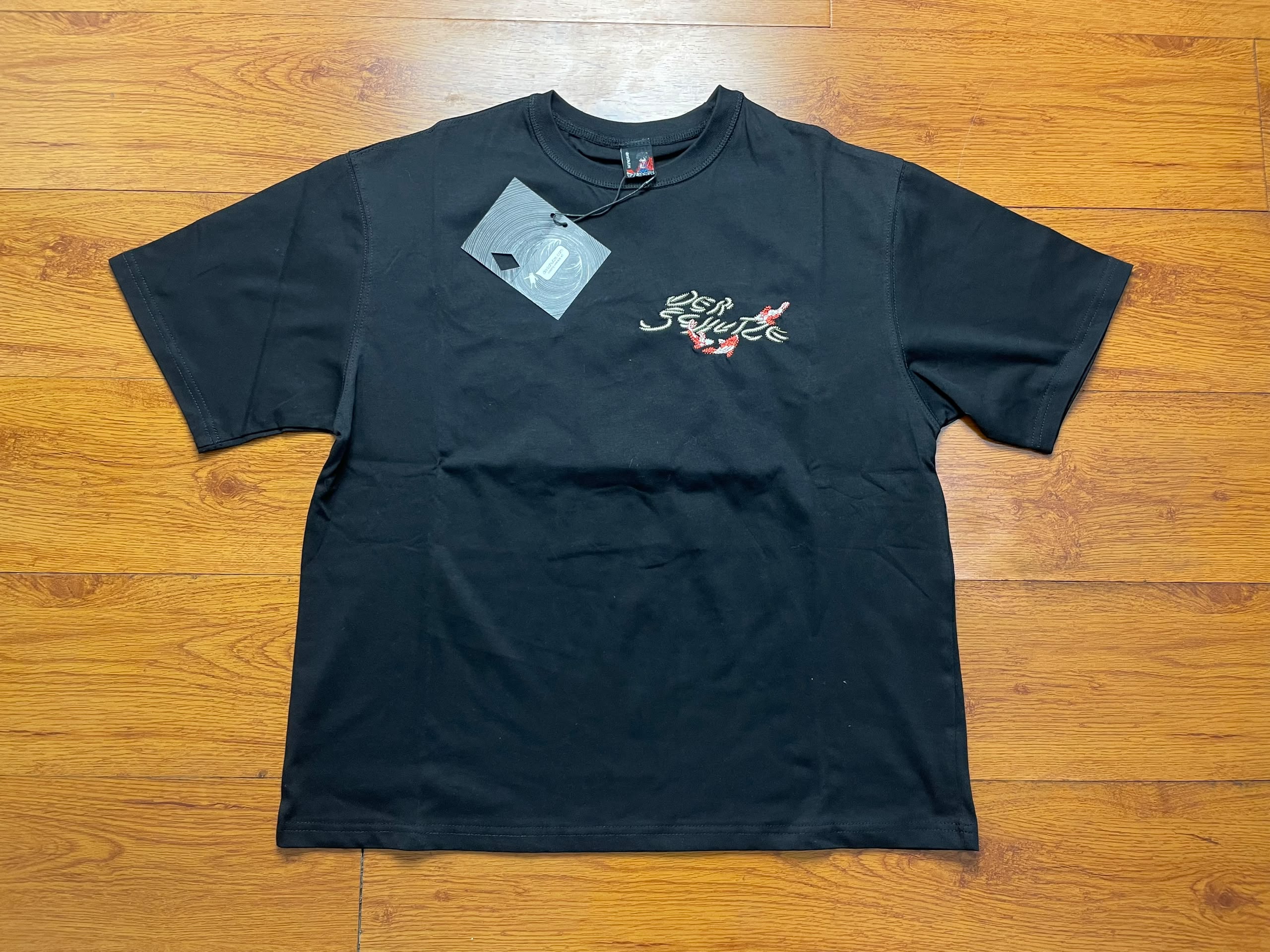 LitBuy streetwear haul — Derschutze heavyweight hoodie and tee from Reddit gallery
